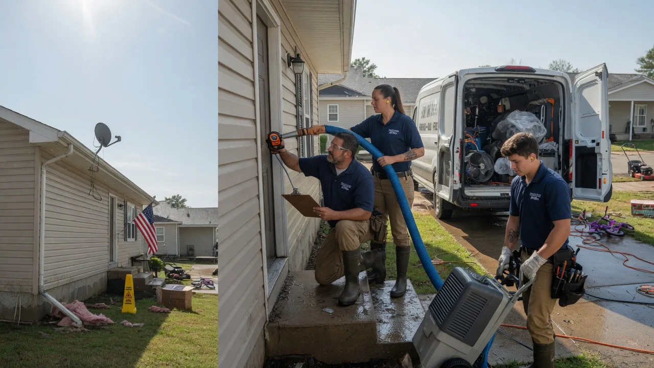 Ceiling Water Damage Restoration in Falmouth, KY near me